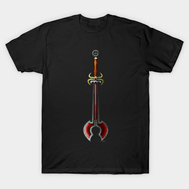 Sword and axe T-Shirt by eltronco